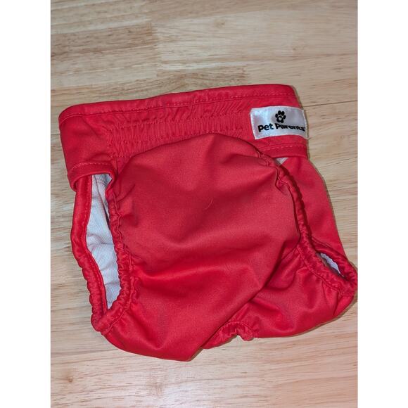 Pet Parents Hot Pink Polyester Dog Diaper w/ Waterproof Liner Size M Puppy Train - Picture 2 of 6